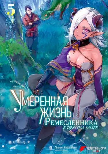 Обложка: Умеренная жизнь ремесленника в другом мире